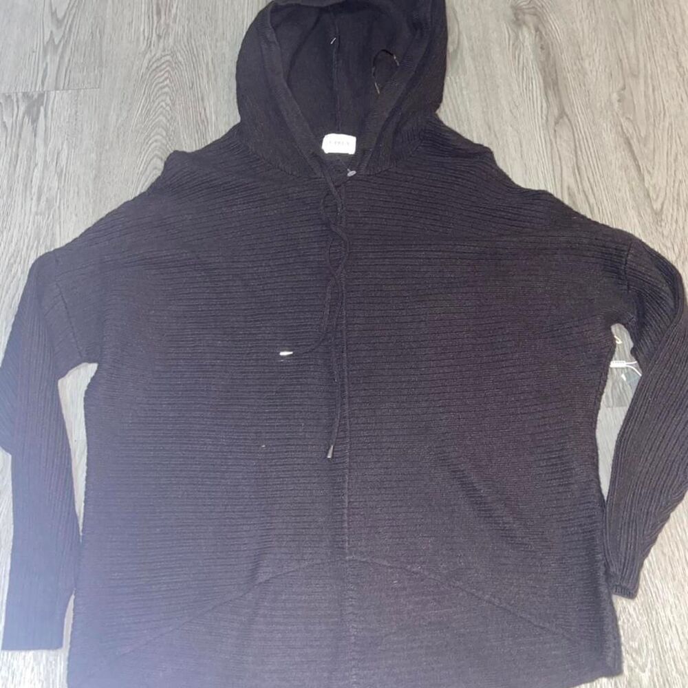 Cyrus  Women's Black and Brown Hoodie XS MSRP $99